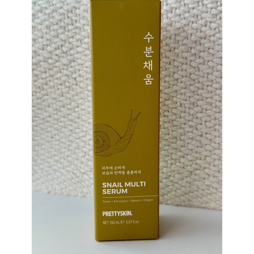 PRETTYSKIN Snail Multi Serum 150ml 5.07oz 4-in-1 Toner Emulsion Cream K-Beauty